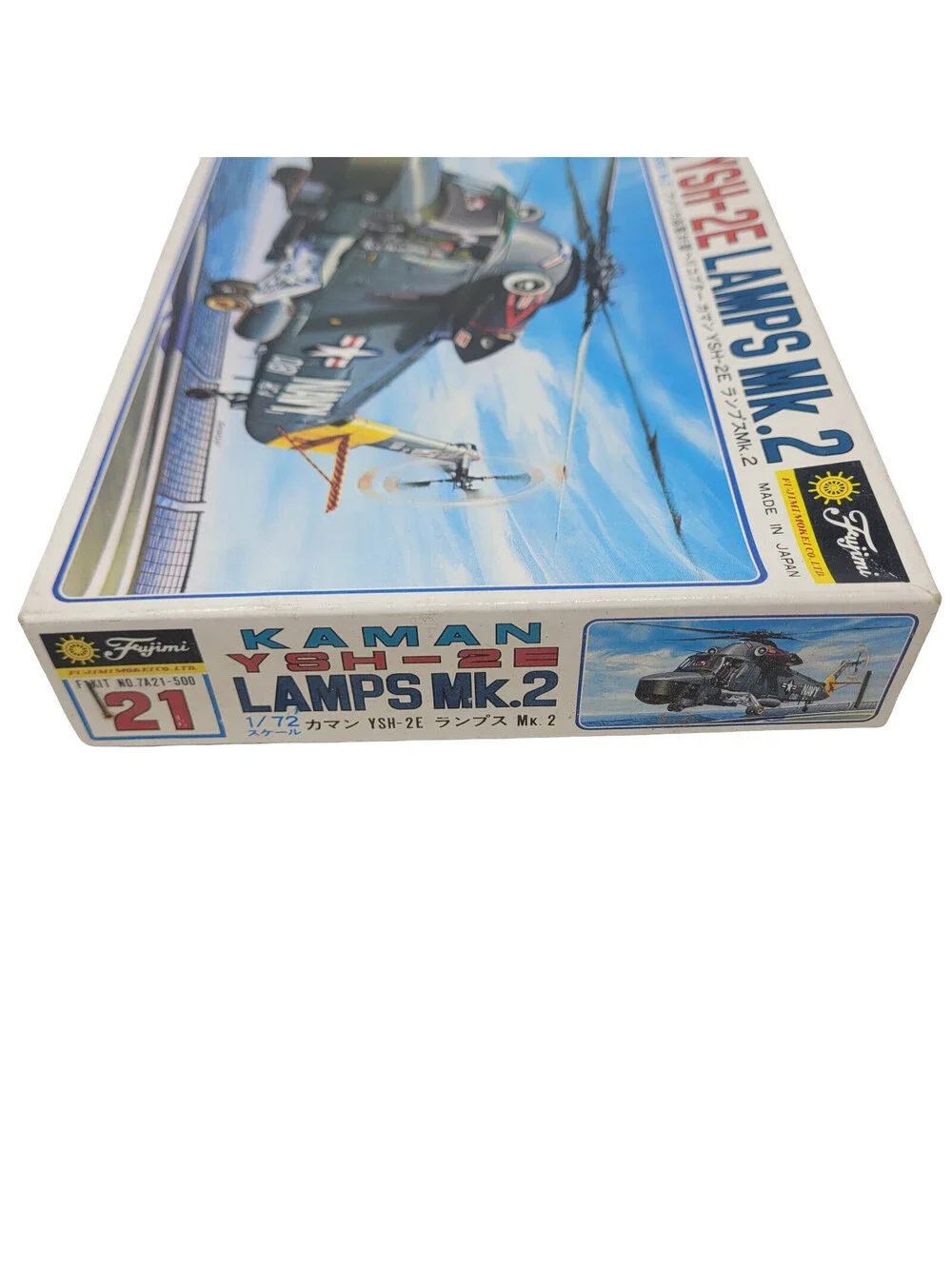 Fujimi Kaman YSH-2E LAMPS Mk.2 Helicopter 1/72 Scale Model Kit 7A21 Open Box